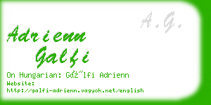 adrienn galfi business card